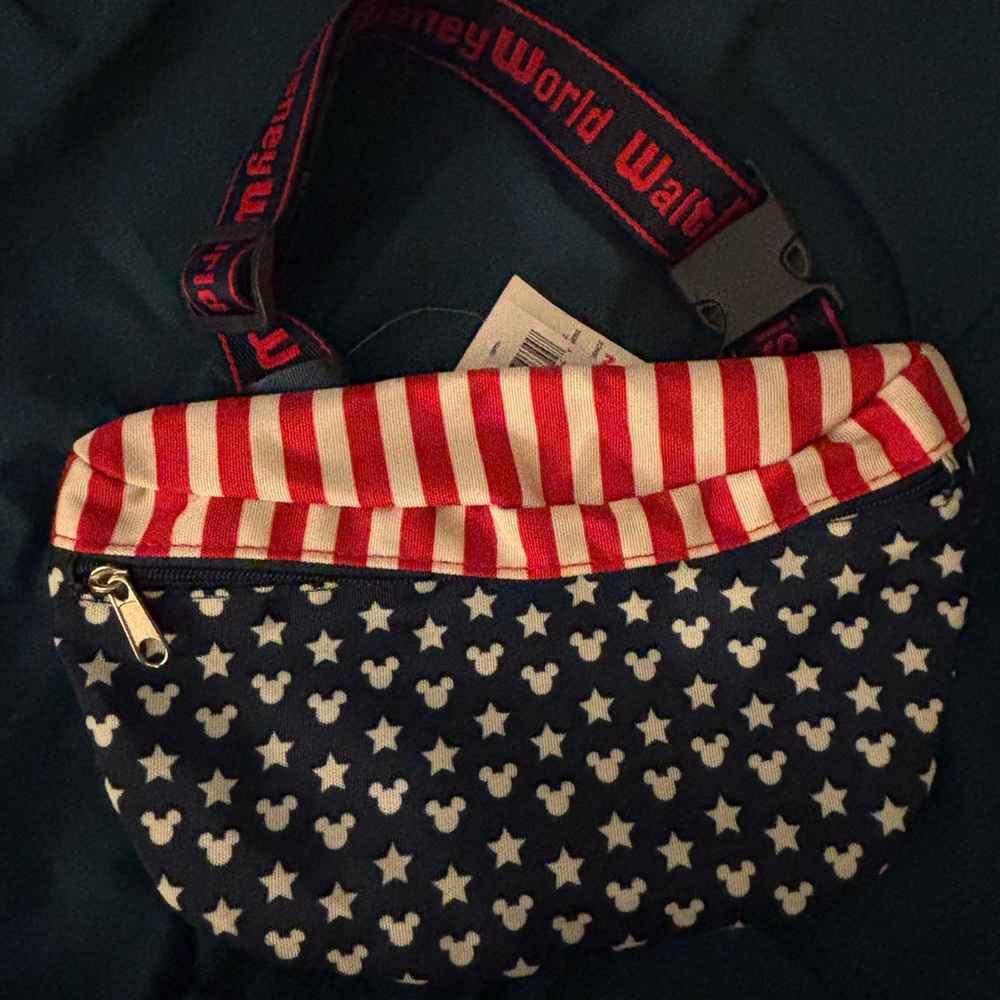 Disney Red and Navy Mickey Mouse Crossbody Bag